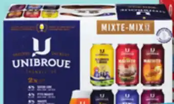 IGA UNIBROUE MIXTE BEER offer