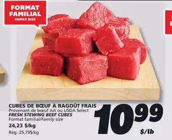 IGA FRESH STEWING BEEF CUBES offer