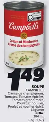 IGA CAMPBELL'S SOUP offer