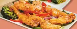 IGA SHRIMP OR SALMON TRAY WITH VEGETABLES offer