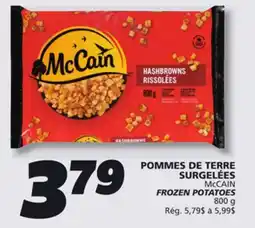 IGA McCAIN FROZEN POTATOES offer