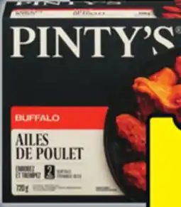 IGA PINTY'S FROZEN CHICKEN OR DUCK WINGS offer