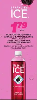IGA SPARKLING ICE SPARKLING FLAVOURED WATER-BASED BEVERAGE offer