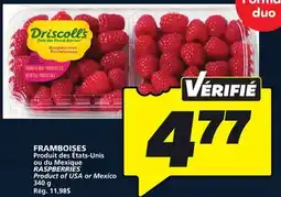 IGA RASPBERRIES offer