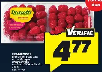 IGA RASPBERRIES offer