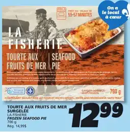 IGA LA FISHERIE FROZEN SEAFOOD PIE offer