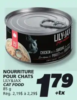 IGA LILY & JAX CAT FOOD offer