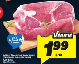 IGA FRESH PORK SHOULDER ROAST offer