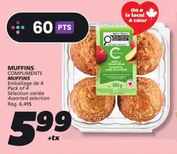 IGA COMPLIMENTS MUFFINS offer