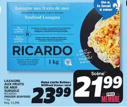IGA RICARDO FROZEN SEAFOOD offer