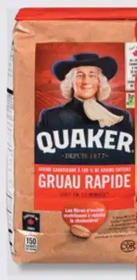IGA QUAKER CEREAL, OATMEAL OR INSTANT OATMEAL offer