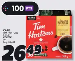 IGA TIM HORTONS K-CUP COFFEE offer