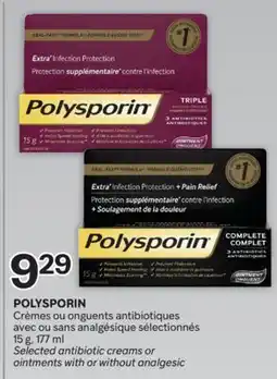 Brunet POLYSPORIN Crèmes ou onguents antibiotiques avec ou sans analgésique sélectionnés offer