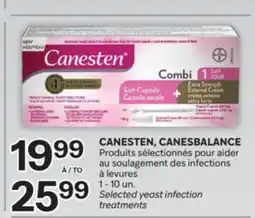 Brunet CANESTEN, CANESBALANCE Produits sélectionnés pour aider au soulagement des infections à levures offer