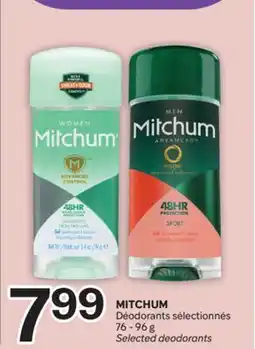 Brunet MITCHUM Déodorants sélectionnés offer