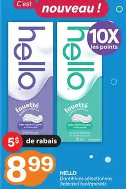 Brunet HELLO Dentifrices sélectionnés offer