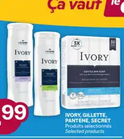 Brunet IVORY, GILLETTE, PANTENE, SECRET Produits sélectionnés offer