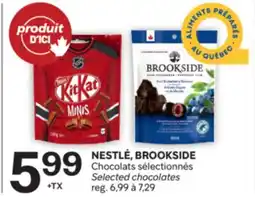 Brunet NESTLÉ, BROOKSIDE Chocolats sélectionnés offer