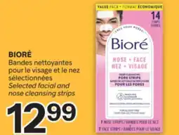 Brunet BIORÉ Bandes nettoyantes pour le visage et le nez sélectionnées offer