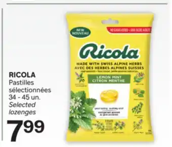 Brunet RICOLA Pastilles sélectionnées offer