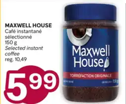 Brunet MAXWELL HOUSE Café instantané sélectionné offer