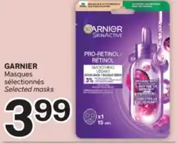 Brunet GARNIER Masques sélectionnés offer