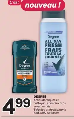 Brunet DEGREE Antisudorifiques et nettoyants pour le corps sélectionnés offer