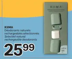 Brunet KIIMA Déodorants naturels rechargeables sélectionnés offer