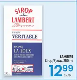 Uniprix LAMBERT Sirop/Syrup offer
