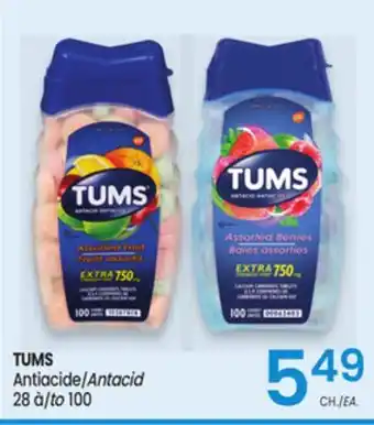 Uniprix TUMS Antiacide/Antacid offer