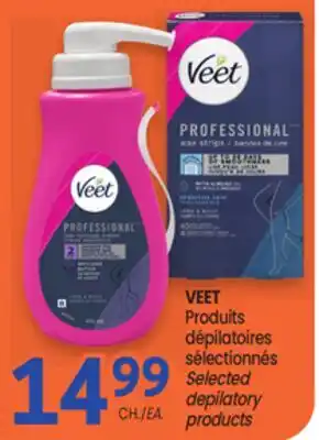 Uniprix VEET Produits dépilatoires sélectionnés / Selected depilatory products offer