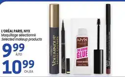 Uniprix L'ORÉAL PARIS, NYX Maquillage sélectionné/Selected makeup products offer