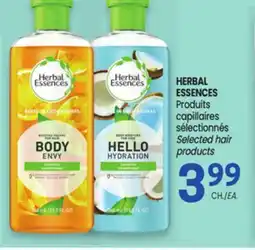 Uniprix HERBAL ESSENCES Produits capillaires sélectionnés / Selected hair products offer