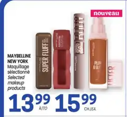 Uniprix MAYBELLINE NEW YORK Maquillage sélectionné/Selected makeup products offer