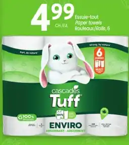 Uniprix CASCADES Essuie-tout/Paper towels offer