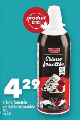 Marche Ami Crème fouettée véritable Irrésistible offer