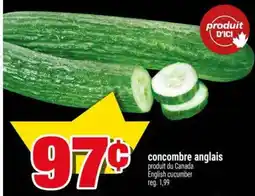 Super C Concombre anglais offer