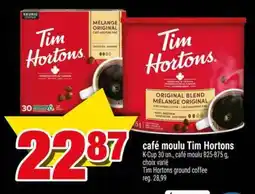 Super C CAFÉ MOULU TIM HORTONS offer