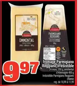 Super C FROMAGE PARMIGIANO REGGIANO IRRÉSISTIBLE offer