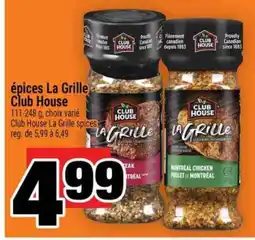 Super C ÉPICES LA GRILLE CLUB HOUSE offer