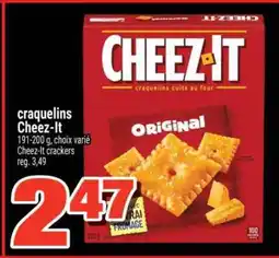 Super C craquelins Cheez-It offer