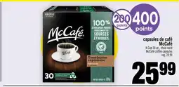 Super C CAPSULES DE CAFÉ McCAFÉ offer