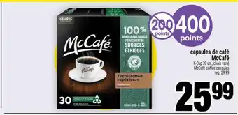 Super C CAPSULES DE CAFÉ McCAFÉ offer
