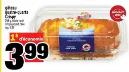 Super C gâteau quatre-quarts crispy offer