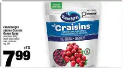 Super C canneberges sèches Craisins Ocean Spray offer