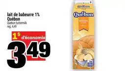 Super C lait de babeurre 1% Québon offer