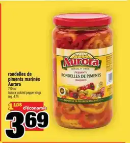 Super C rondelles de piments marinés Aurora offer