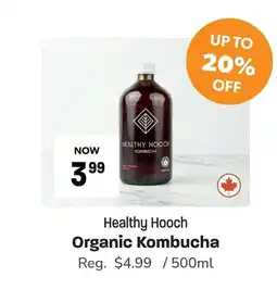 Blush Lane Organics Healthy Hooch Organic Kombucha offer