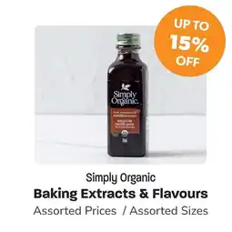 Blush Lane Organics Simply Organic Baking Extracts & Flavours offer