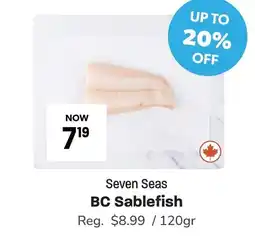 Blush Lane Organics Seven Seas BC Sablefish offer